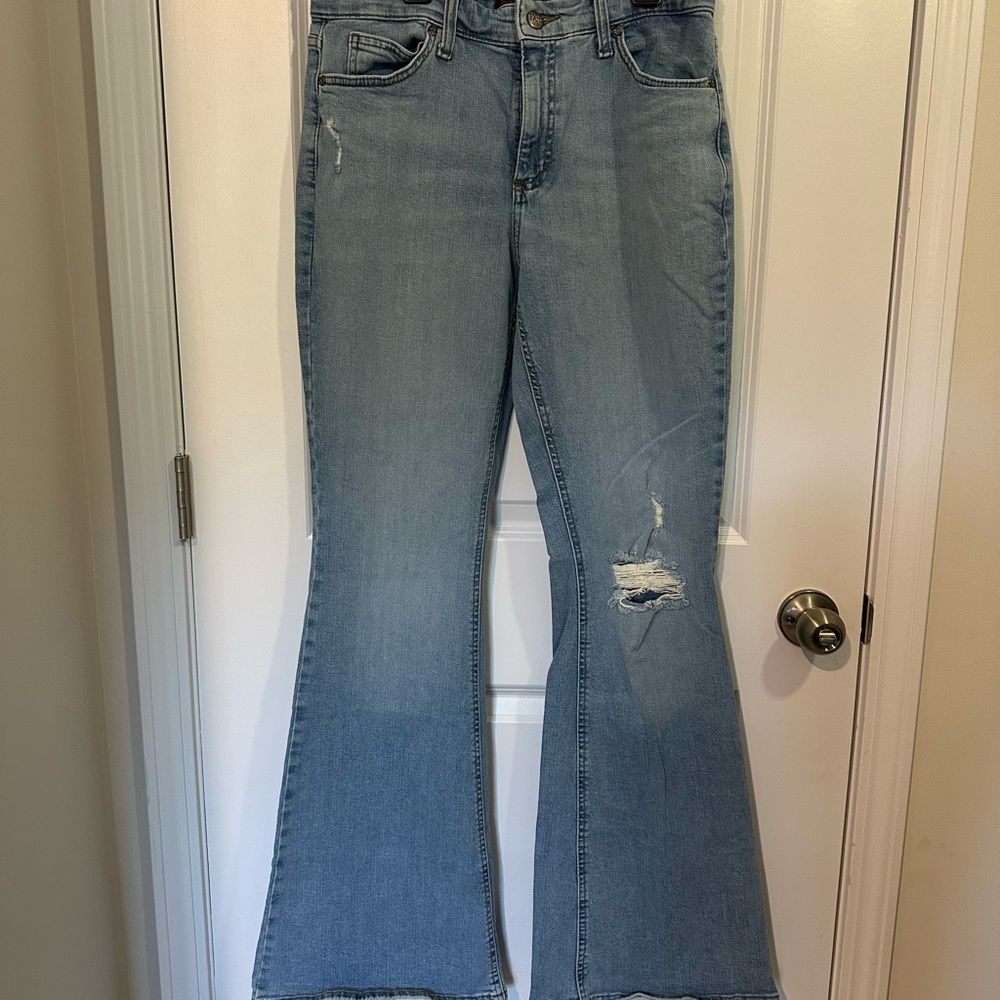 Lee Women's Light Blue Flare Jeans